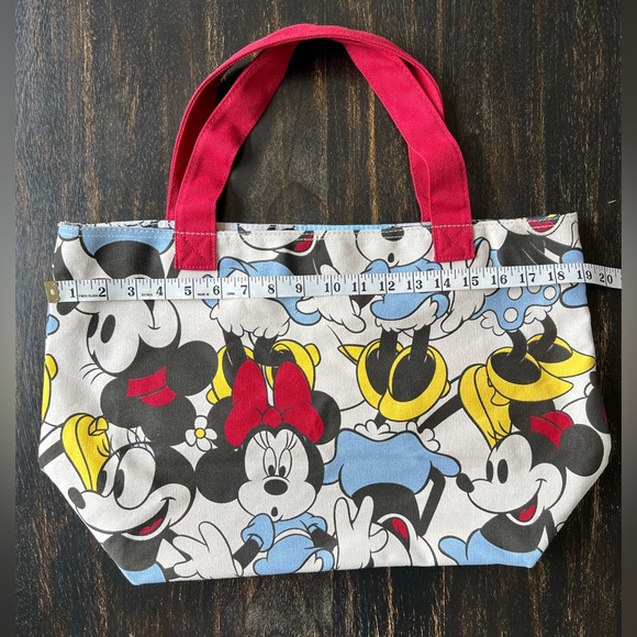Disney Cream Canvas Tote Bag with one interior pocket. One size. New without Tag - Picture 2 of 9